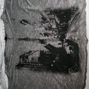 Style & Co. 2x top with Paris scene.